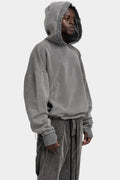 Thom Krom | AW25 - Oversized hood sweater, Used grey MS186