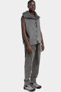 Thom Krom | AW25 - Hooded sweat vest, Grey MSJ684
