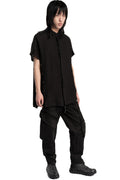 Short sleeve linen shirt M1236