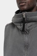 Thom Krom | AW25 - Hooded sweat vest, Grey MSJ684