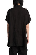 Short sleeve linen shirt M1236