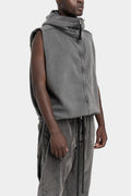 Thom Krom | AW25 - Hooded sweat vest, Grey MSJ684