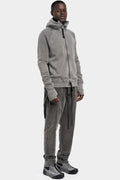 Thom / Krom | SS25 - Hood zip up sweater, Used grey MSJ691