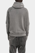 Thom / Krom | SS25 - Hood zip up sweater, Used grey MSJ691
