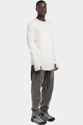 Thom Krom | AW25 Piped seams long sleeve tee, MTS900 White 