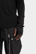 Thom Krom | AW25- Long sleeve tee, Black MTS889