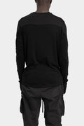 Thom Krom | AW25- Long sleeve tee, Black MTS889
