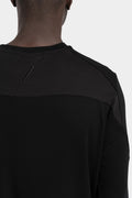 Thom Krom | AW25- Long sleeve tee, Black MTS889