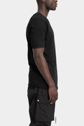 Thom Krom | AW25 - Cotton stitch detail t-shirt, Black MTS872