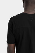 Thom Krom | AW25 - Cotton stitch detail t-shirt, Black MTS872