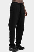 Thom Krom | AW25 - Drop crotch drawstring pants, Black MST503