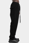 Thom Krom | AW25 - Drop crotch drawstring pants, Black MST503