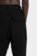 Thom Krom | AW25 - Drop crotch drawstring pants, Black MST503