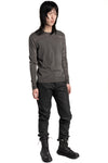 MD75 | SS26 -  Lightweight Raglan Sweater, Anthracite Salt MD13201E