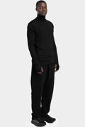 Thom Krom | AW25 - Turtleneck long sleeve tee, Black MTS891