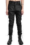 Regular Fit Coated Jeans, Black Leather