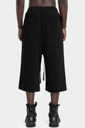 Thom Krom | AW25 - Cropped 3/4 pants, Black MST507