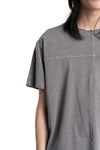 Distressed Cut Off Tee, Grey