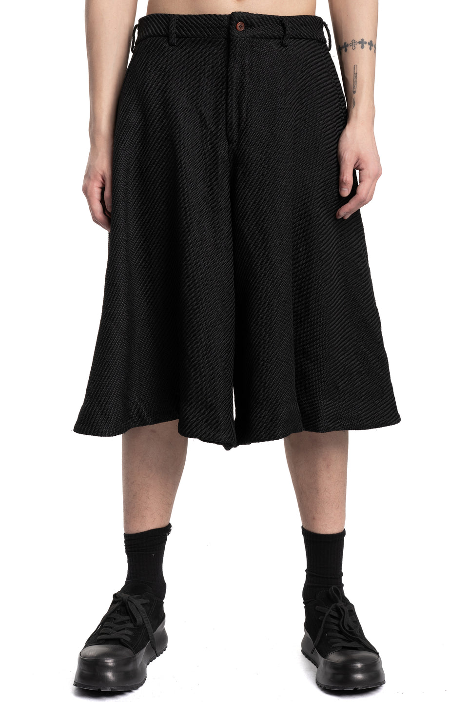 Hopsack balloon shorts