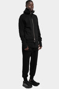 Thom / Krom | SS25 - Hood zip up sweater, Black MSJ691