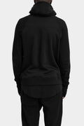 Thom / Krom | SS25 - Hood zip up sweater, Black MSJ691