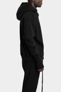 Thom Krom | AW25 - Hooded raglan sweater, MS187 Black