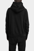 Thom Krom | AW25 - Hooded raglan sweater, MS187 Black