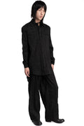 Structured long shirt