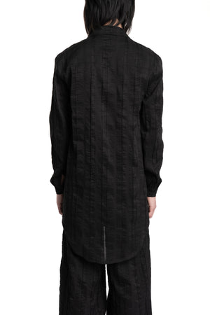 Structured long shirt