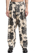 Relaxed pleated linen Savannah trousers
