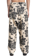 Relaxed pleated linen Savannah trousers