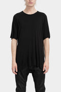 Staple spine detail cashmere blend raglan t-shirt, Black