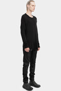 69 by Isaac Sellam | Staple spine detail cashmere blend ls t-shirt