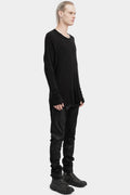 69 by Isaac Sellam | Staple spine detail cashmere blend ls t-shirt