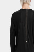 69 by Isaac Sellam | Staple spine detail cashmere blend ls t-shirt