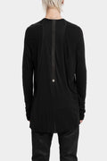 69 by Isaac Sellam | Staple spine detail cashmere blend ls t-shirt