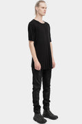 69 by Isaac Sellam | AW25 - Staple spine detail cashmere blend t-shirt, Black