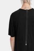 69 by Isaac Sellam | AW25 - Staple spine detail cashmere blend t-shirt, Black