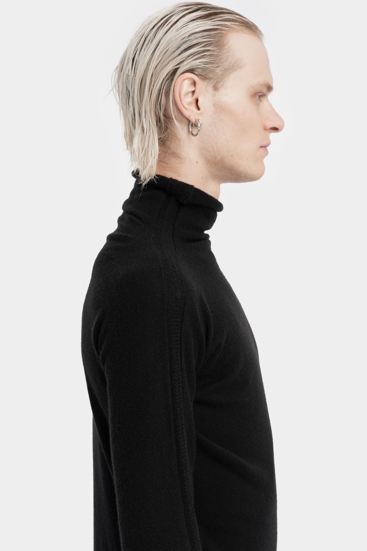 Isaac Sellam | FW25 - High neck knit pullover, PRETENTIEUX