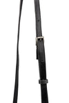 0-Hide | Small folded messenger leather bag, Black F25B3b