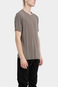 Modal cashmere blend T-Shirt, Mud grey