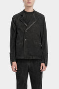 La Haine Inside Us | AW25 - Cold dyed velvet cotton blazer - M1116
