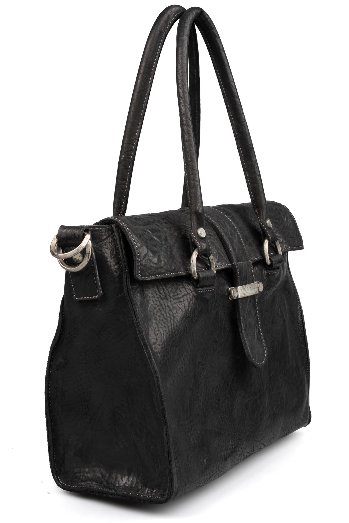 Incarnation | Reversed culatta leather worker bag, 11R-9557