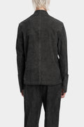 La Haine Inside Us | AW25 - Cold dyed velvet cotton blazer - M1116