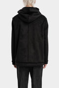 La Haine Inside Us | AW25 - Reversible faux shearling hooded jacket M1170