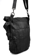 Julius_7 | SS26 - Coated Denim Gas Mask Bag, 937BGU1-C