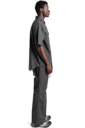 Cargo Drifter Short Sleeve Shirt, Dark Grey