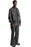 Gall | SS26 - Cold Flight Flow Trousers, Dark Grey 24