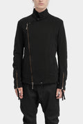 Masnada | AW25 - Cotton sweat biker jacket M3581
