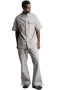 Gall | SS26 - Cargo Drifter Short Sleeve Shirt, Light Grey 07